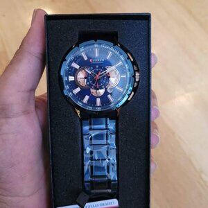 CURREN Stylish Chronograph Stainless Steel Watch for‎ Men